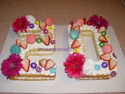 20 Fruit Flowers Cake