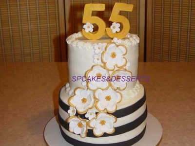 55 Flowers Cake