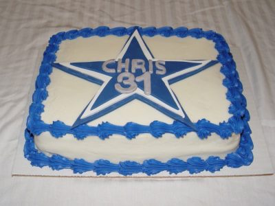 Cowboys Star Cake