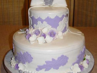 Hat Box Wedding Cake