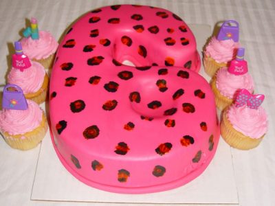 Pink Cheetah Cake
