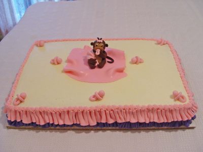 Pink Monkey Cake