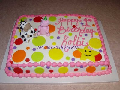 Animal Party Cake