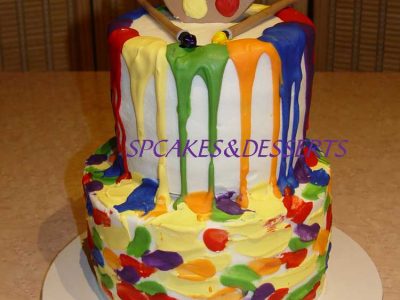 Art Paint Cake