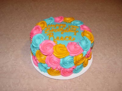 Bright Floral Cake