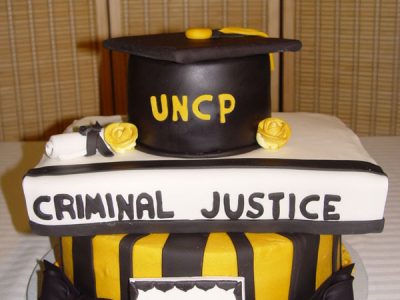 Criminal Justice Grad Cake
