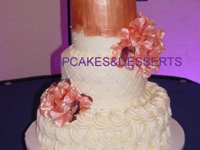 E And N Wedding Cake