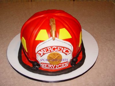 Fire Fighter Cake