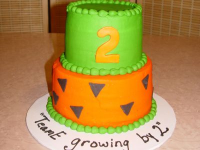 Orange Green Cake