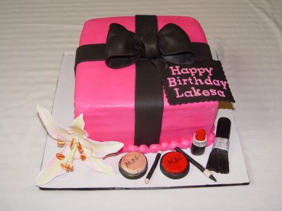 Pink Make Up Cake