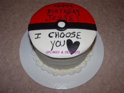 Pokemom Ball Cake
