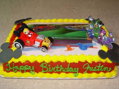 Racing Mickey Cake